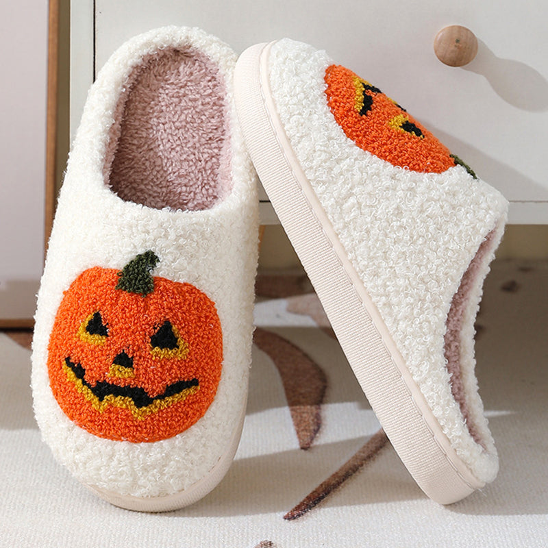 Halloween Pumpkin Slippers - Women Slippers 