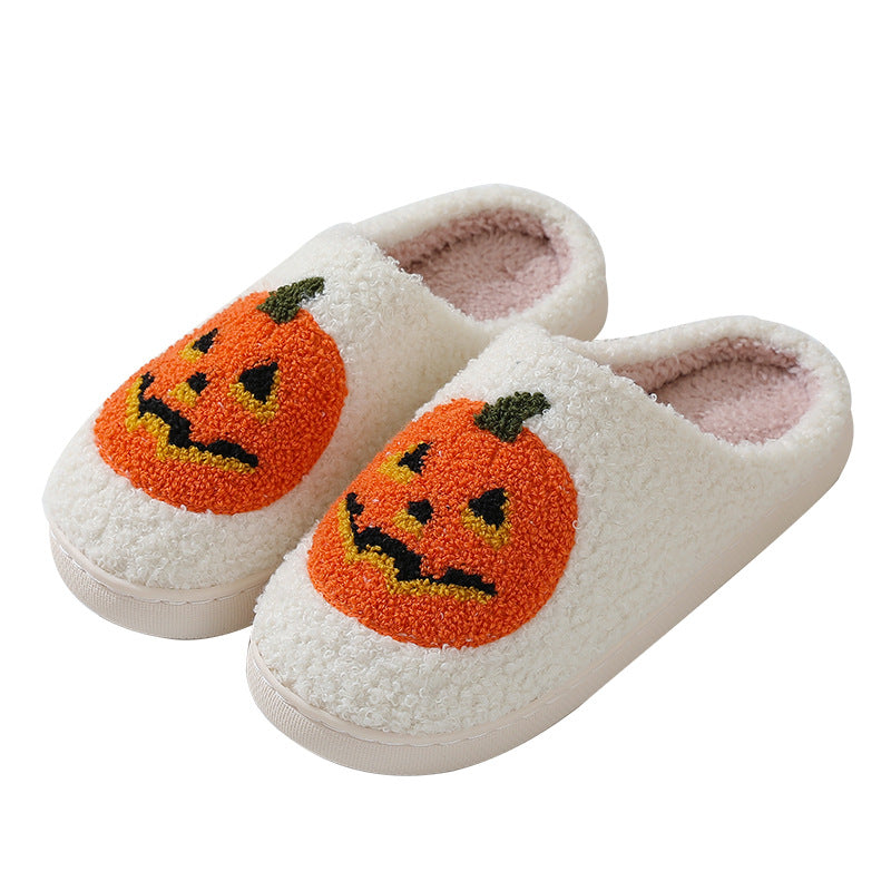 Halloween Pumpkin Slippers - Women Slippers 