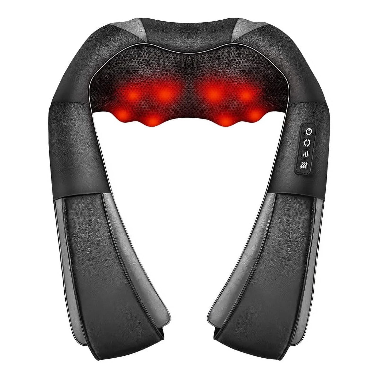 Back Massager, Shiatsu Neck Massager with Heat, Electric Shoulder Massager, Kneading Massage Pillow for Foot, Leg, Muscle Pain Relief, Get Well Soon Presents - Christmas Gifts